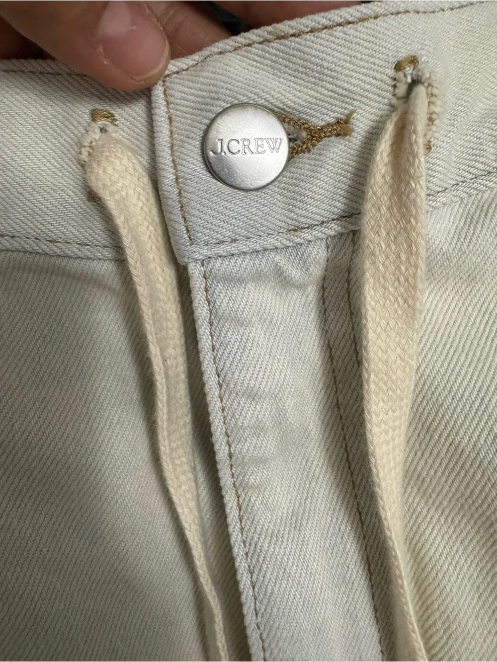 J. Crew relaxed knee- length denim short